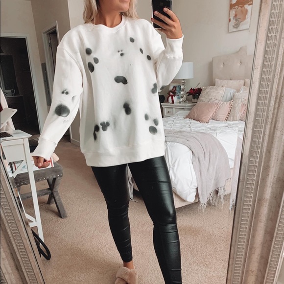 Terra & Sky Tops - Spray Painted Sweatshirt